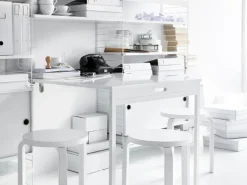 String Furniture String hylla, 78 x 30 cm, 3-pack, vit