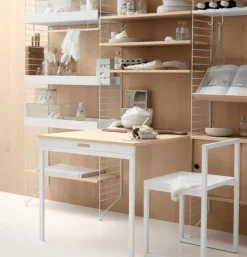 String Furniture String hylla 78 x 30 cm, 3-pack, ask