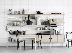 String Furniture String hylla 78 x 30 cm, 3-pack, ask