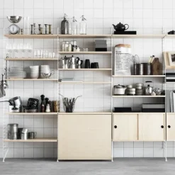 String Furniture String klaffbord, vit