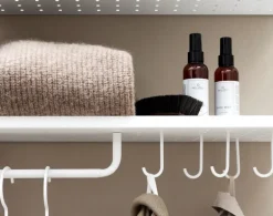 String Furniture String metallstång, 53 cm, vit