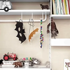 String Furniture String metallhylla, 78 x 30 cm, låg, grå