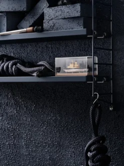 String Furniture String Pocket hylla, Nybroblå