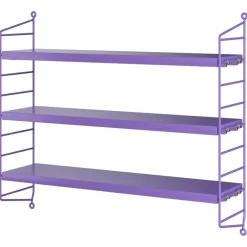 String Furniture String Pocket hylla, lila