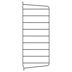 String Furniture String sidopanel 50 x 20 cm, 2-pack, mörkgrå