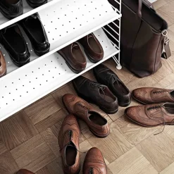 String Furniture String skohylla, 78 x 30 cm, svart