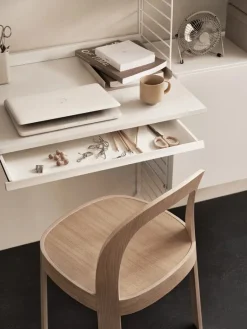 String Furniture String skrivbordslåda, 61 x 30 cm, vit