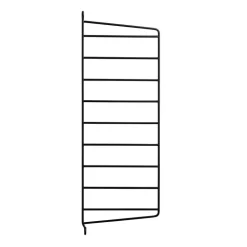 String Furniture String sidopanel 50 x 20 cm, 2-pack, svart