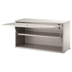 String Furniture String skåp med flipdörr, 78 x 30 cm, beige