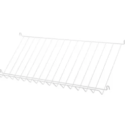 String Furniture String tidningshylla, 78 x 30 cm, vit stål