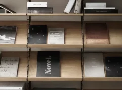 String Furniture String tidningshylla, 58 x 30 cm, ek