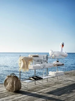 String Furniture String utomhushylla 58 x 30 cm, hög, galvaniserad