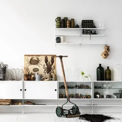 String Furniture String väggavel, 75 x 30 cm, 1-pack, vit