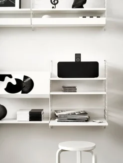 String Furniture String väggavel, 75 x 30 cm, 1-pack, vit