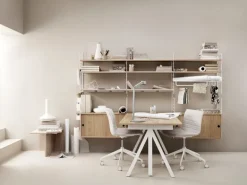 String Furniture String Works höj- och sänkbart skrivbord, 120 cm, ek