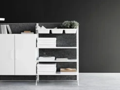 String Furniture String Works, arkivskåp, vit