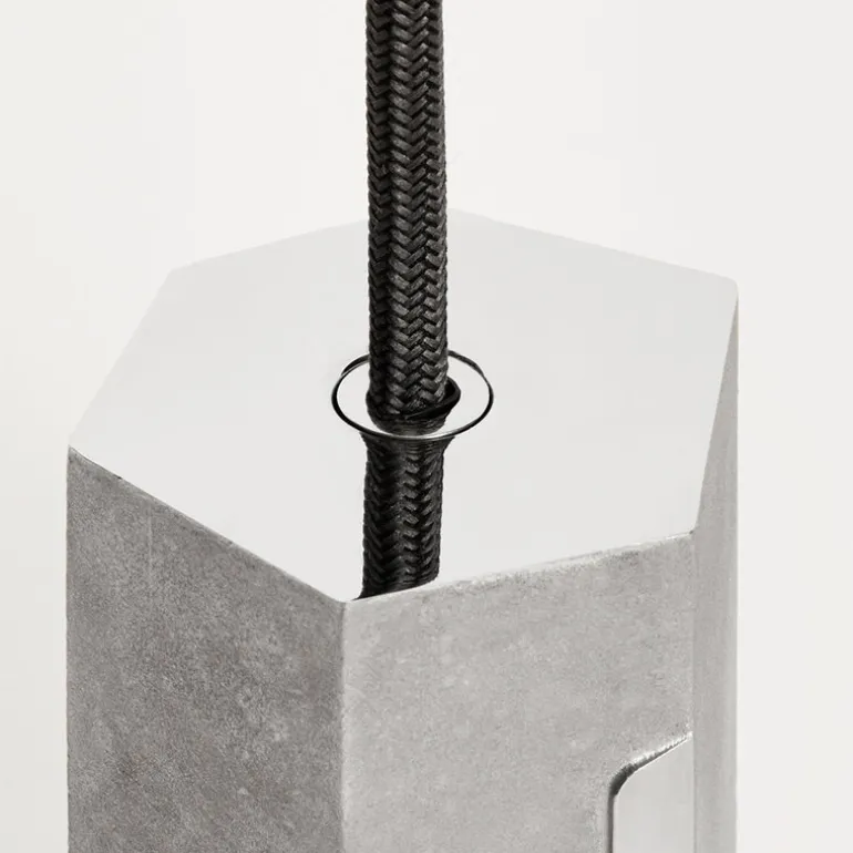 Tala Basalt Single pendel, rostfritt stål