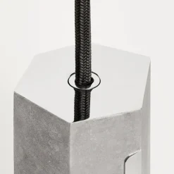 Tala Basalt Triple taklampa, rostfritt stål