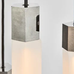 Tala Basalt Triple taklampa, rostfritt stål