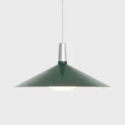 Tala Bower, pendellampa C600, med Oval II-lampa, grön