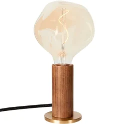 Tala Knuckle bordslampa med Voronoi I-lampa, valnöt