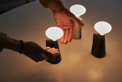 Tala Mantle bärbar lampa, granitsvart