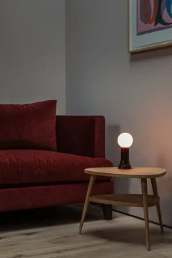 Tala Shore bordslampa, buteljbrun