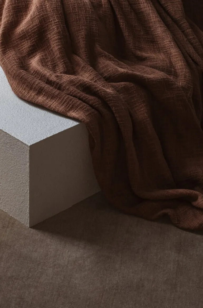 Tameko Dale överkast, 260 x 260 cm, rost