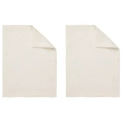 Tameko Lee tablett, 33 x 46 cm, set om 2, vit