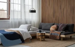 Tapio Anttila Collection Day&Night bäddsoffa, ek - grå Hopper 67