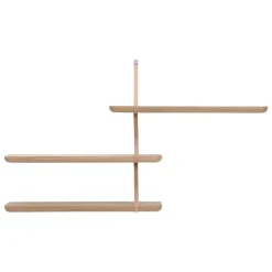 Tapio Anttila Collection Renki L hylla, ek - återvunnet läder