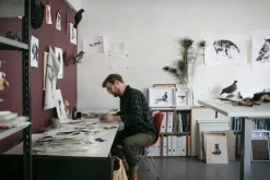 Teemu Järvi Illustrations Swan poster, 50 x 70 cm