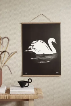 Teemu Järvi Illustrations Swan poster, 50 x 70 cm