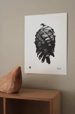 Teemu Järvi Illustrations Pine Cone poster, 30 x 40 cm