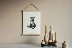 Teemu Järvi Illustrations Fox poster, 30 x 40 cm