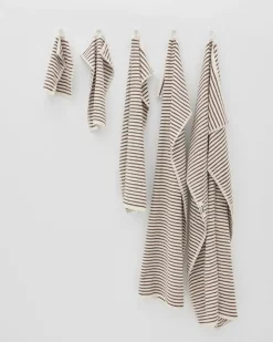 Tekla Badhandduk, kodiakbruna ränder