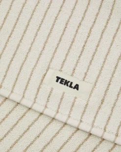 Tekla Badrumsmatta, 70 x 50 cm, sienna-ränder