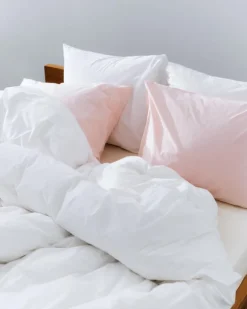 Tekla Dekorativt kuddfodral, 50 x 60 cm, kronbladsrosa