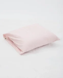 Tekla Enkelpåslakan 150 x 210 cm, kronbladsrosa
