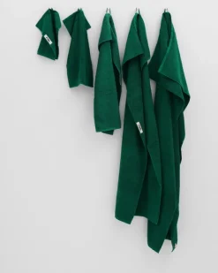Tekla Gästhandduk, teal green