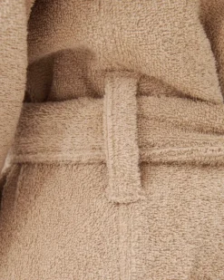 Tekla Morgonrock med huva, siena