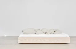 Tekla Påslakan, enkelt, 150 x 210 cm, soft grey