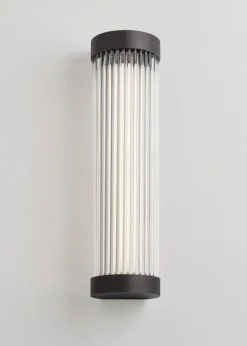 Tekna Mercer vägglampa, mörkbrons