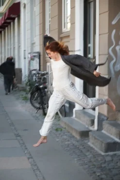 The Organic Company Big Waffle morgonrock, mörkgrå