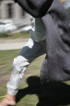 The Organic Company Big Waffle morgonrock, mörkgrå