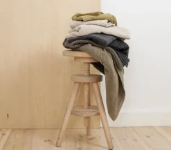 The Organic Company Big Waffle handduk, naturvit