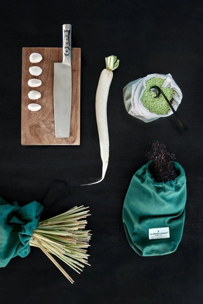 The Organic Company Food Bag, naturlig vit