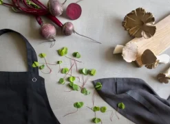 The Organic Company Kökshandduk, mörkgrå