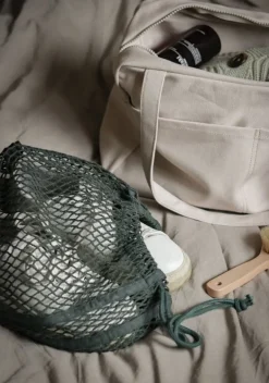 The Organic Company Net bag, L, mörkgrön