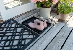 Tica Copenhagen Lines dörrmatta, 60 x 90 cm, svart